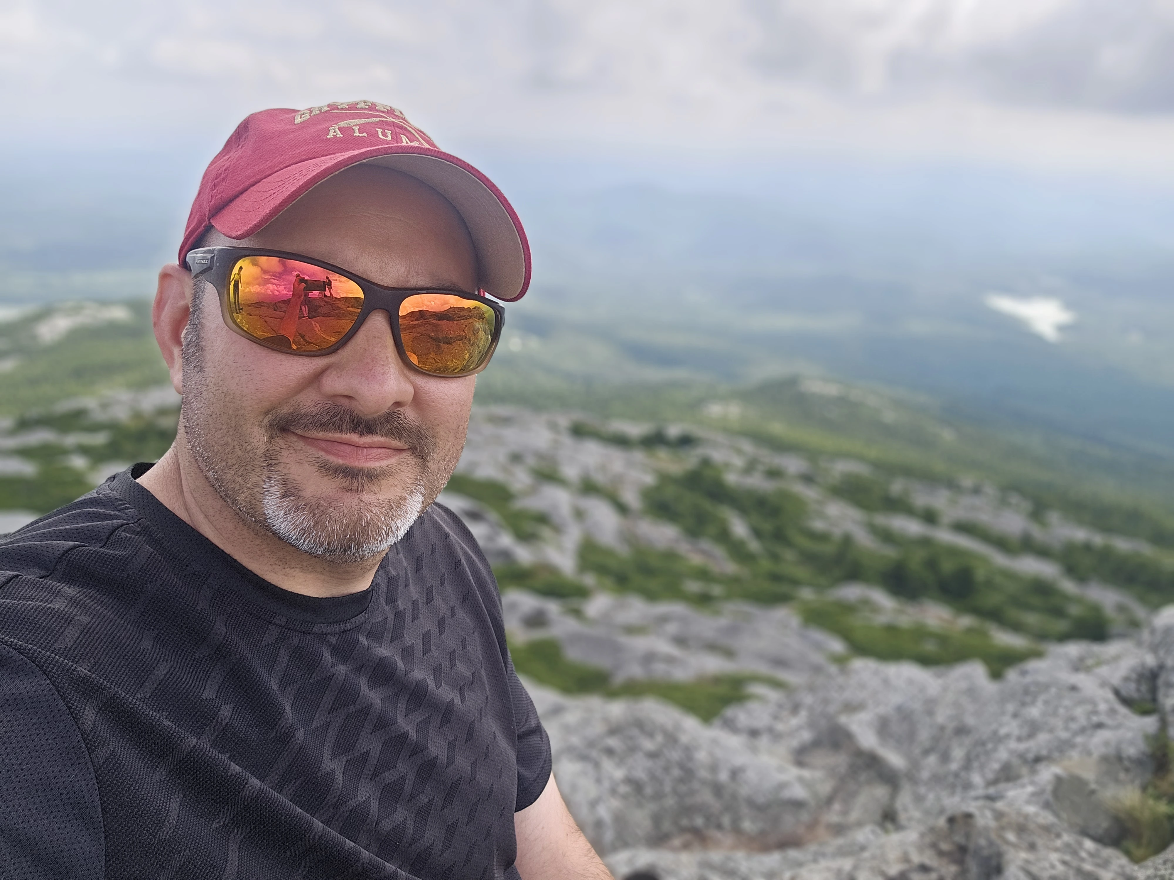Mike from on top of Mount Monadnock